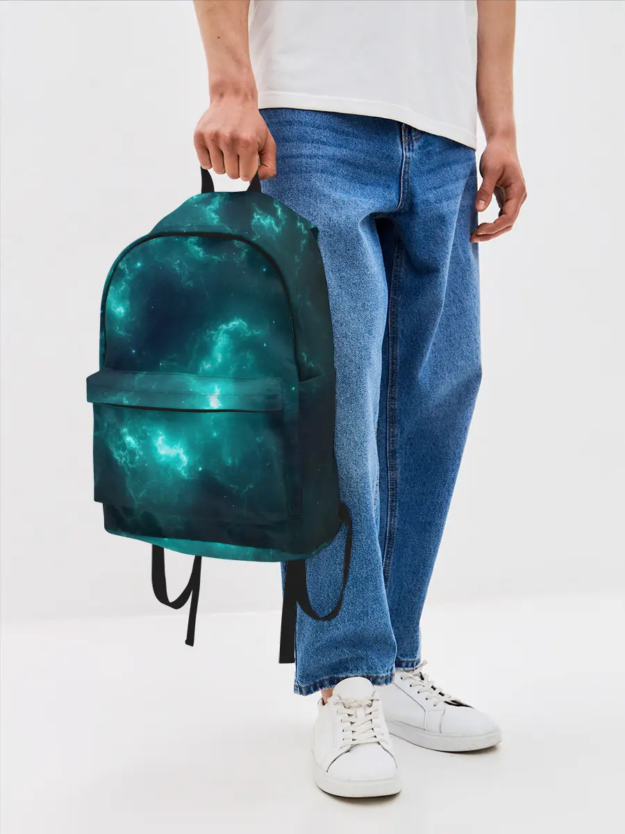 Рюкзак джинсовый / НЕОНОВЫЙ КОСМОС | NEON SPACE