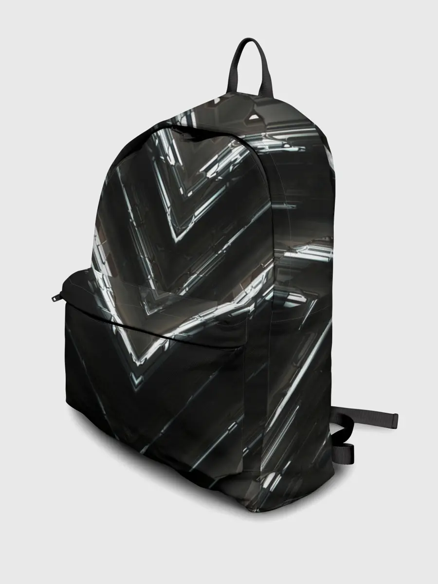 Рюкзак джинсовый / МЕТАЛЛИЧЕСКАЯ БРОНЯ