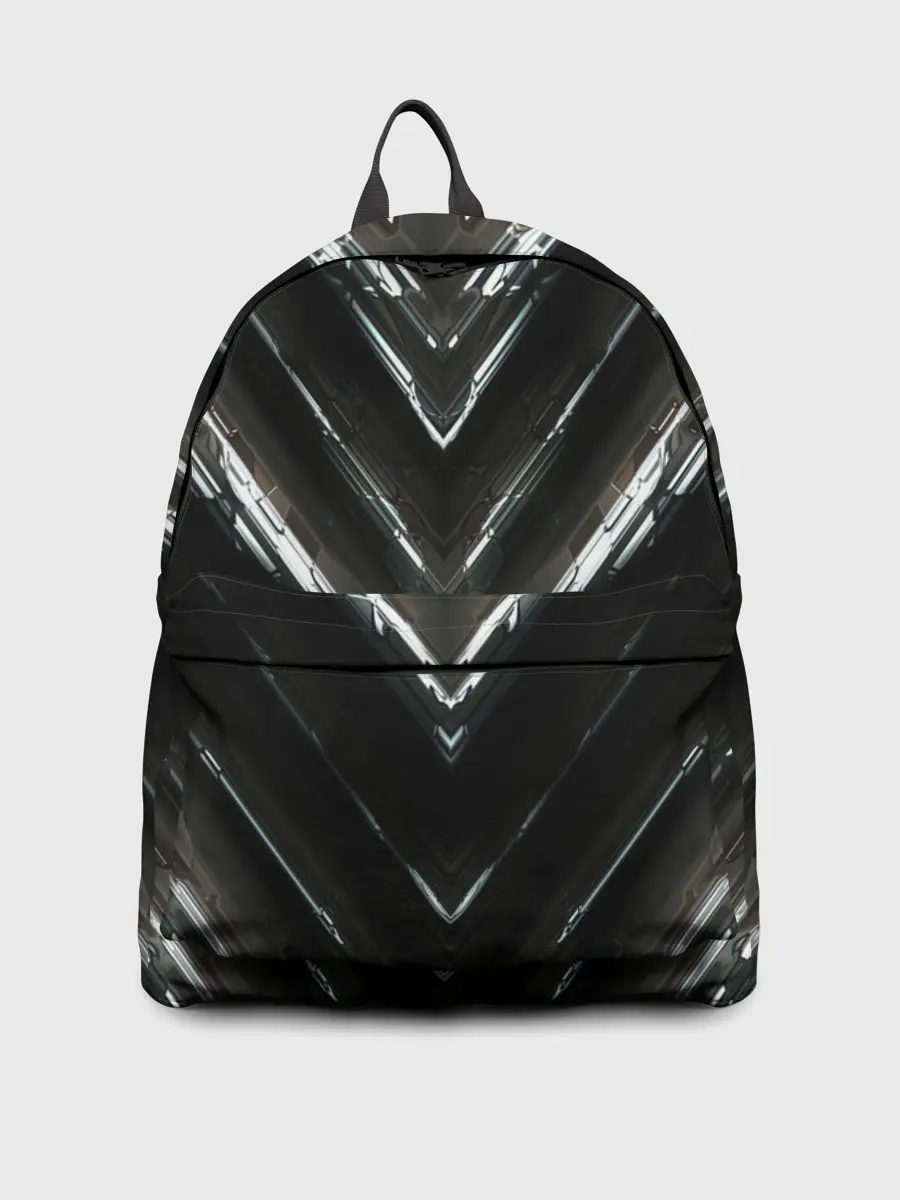 Рюкзак джинсовый / МЕТАЛЛИЧЕСКАЯ БРОНЯ