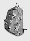 Рюкзак джинсовый / Черепа