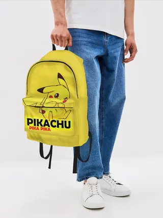 Рюкзак джинсовый / Pikachu Pika Pika