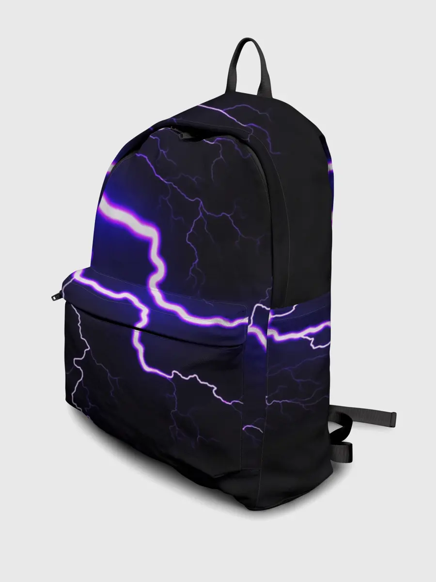 Рюкзак джинсовый / УДАР МОЛНИИ