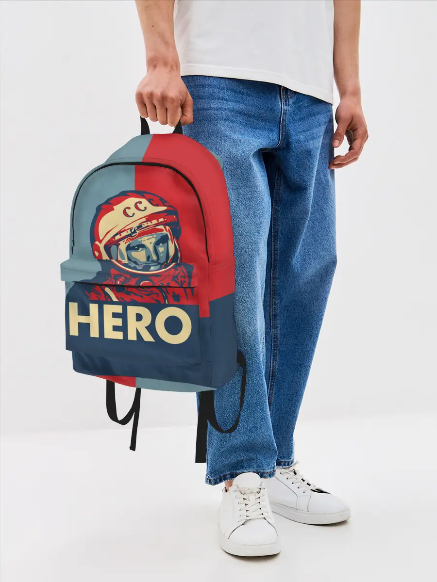 Рюкзак джинсовый / ЮРИЙ ГАГАРИН