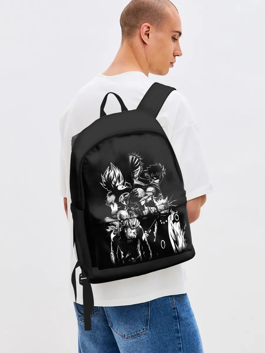 Рюкзак джинсовый / Аниме кроссовер