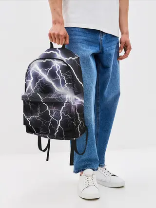 Рюкзак джинсовый / Молния