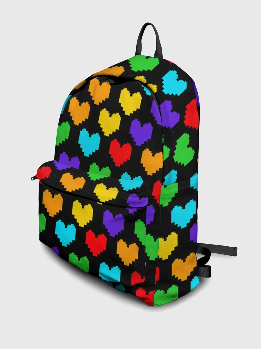 Рюкзак джинсовый / UNDERTALE HEART