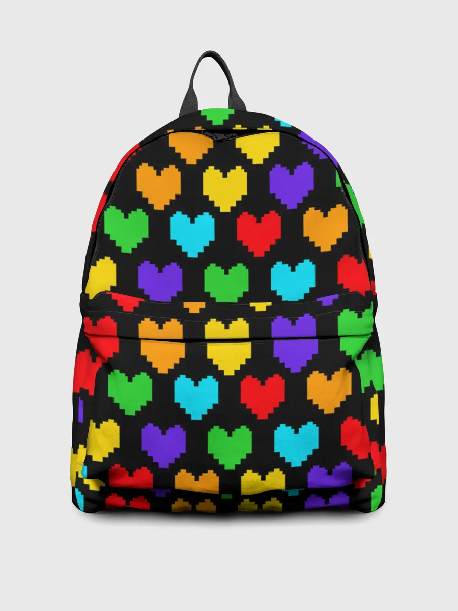 Рюкзак джинсовый / UNDERTALE HEART