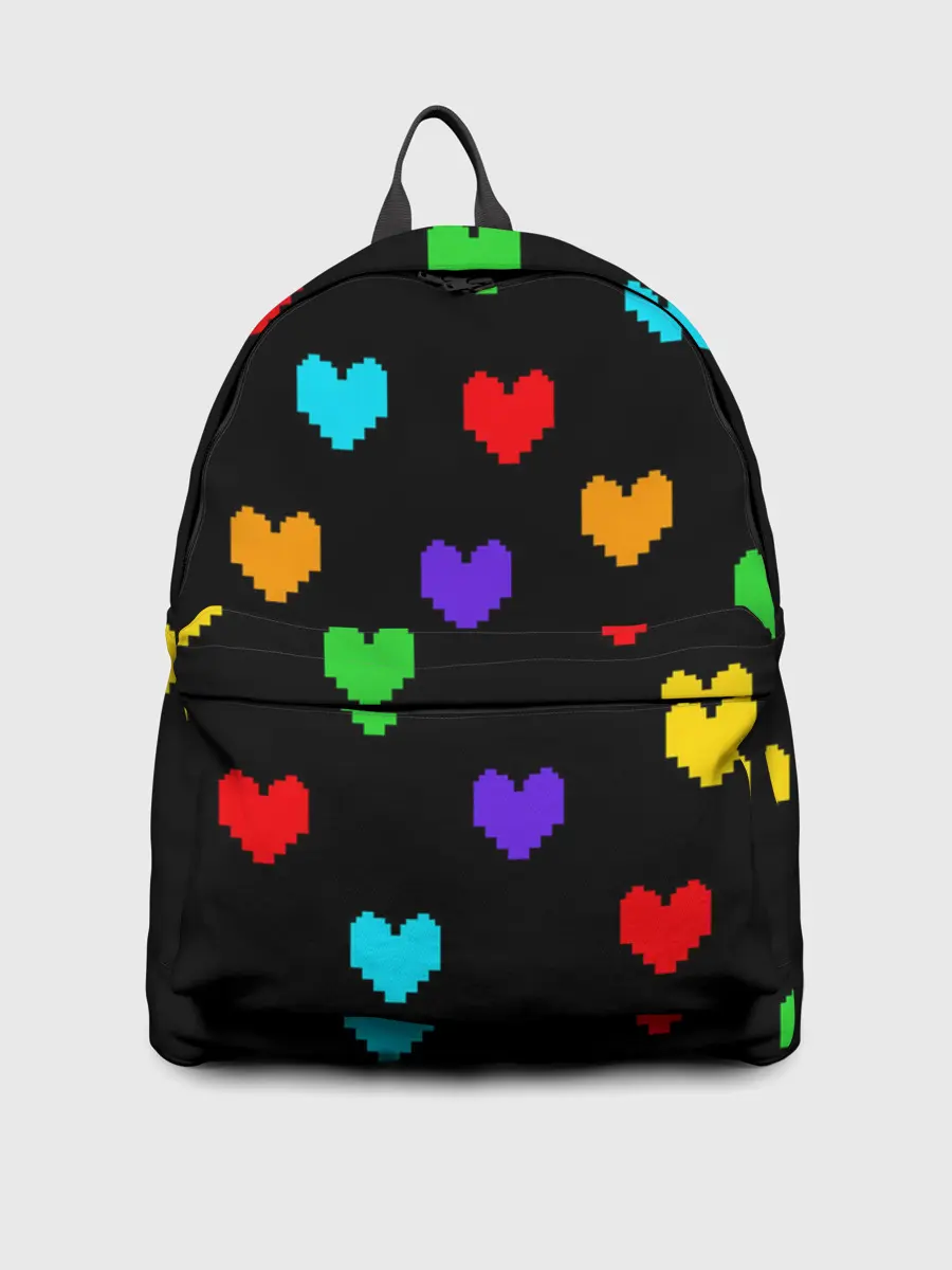 Рюкзак джинсовый / UNDERTALE HEART