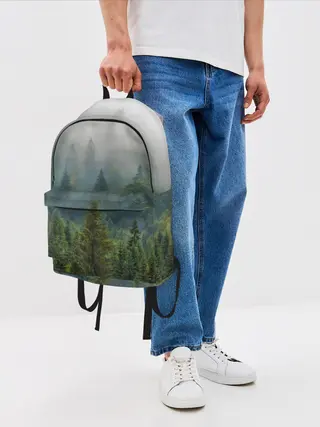 Рюкзак джинсовый / Лес