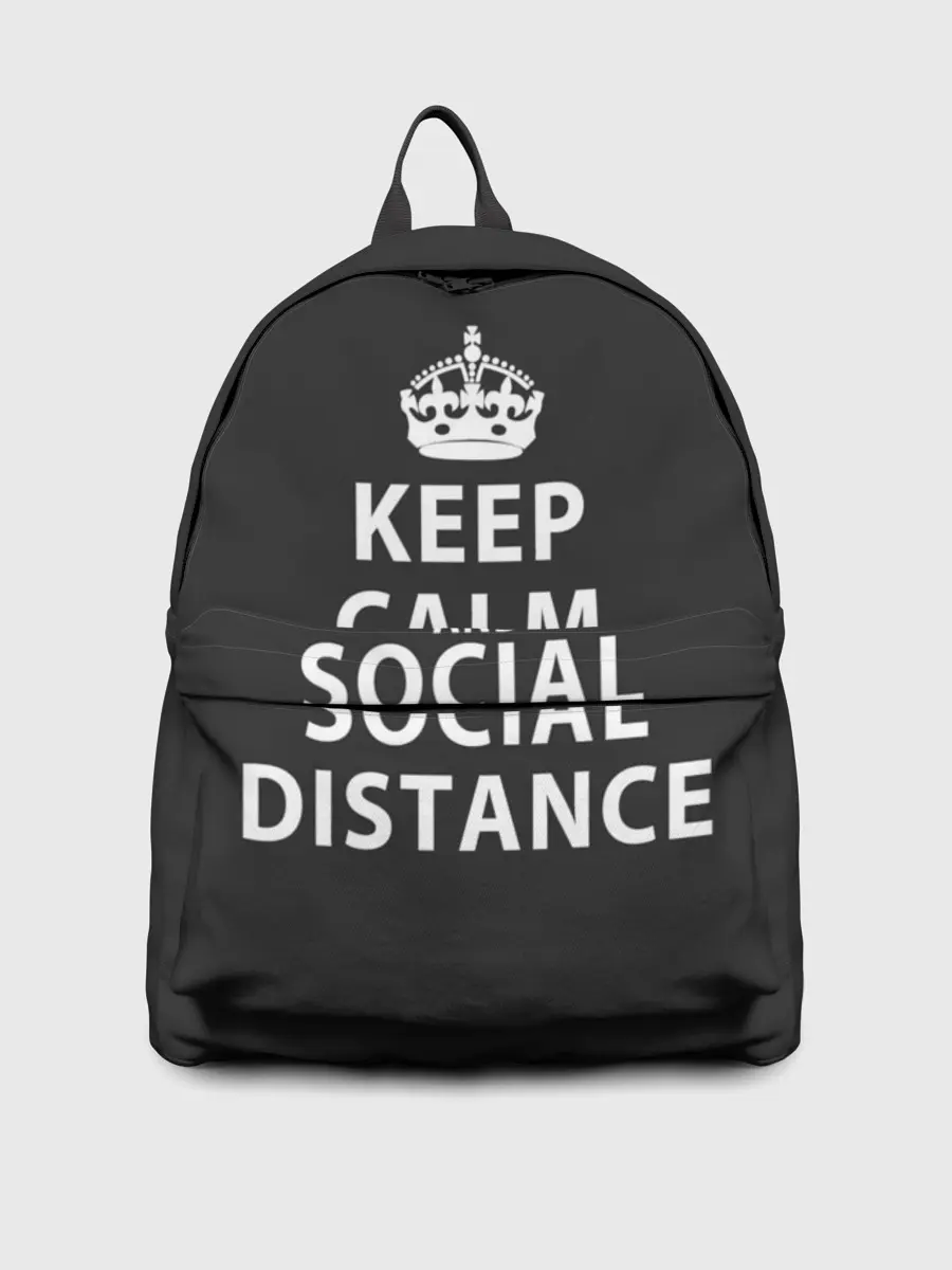 Рюкзак джинсовый / Keep Calm And Social Distance