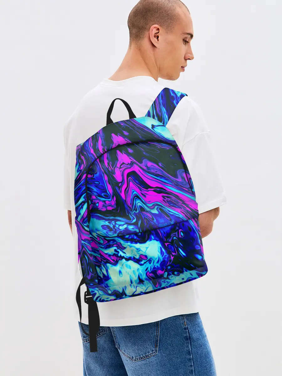 Рюкзак джинсовый / DIGITAL ABSTRACT