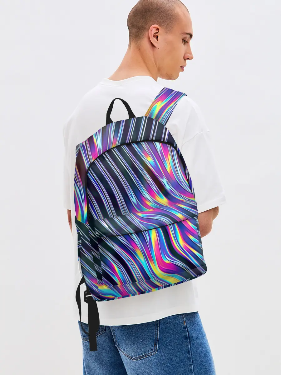 Рюкзак джинсовый / DIGITAL ABSTRACT