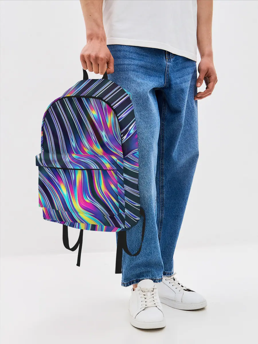 Рюкзак джинсовый / DIGITAL ABSTRACT