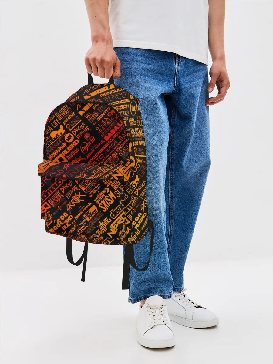 Рюкзак джинсовый / Музыкальные бренды