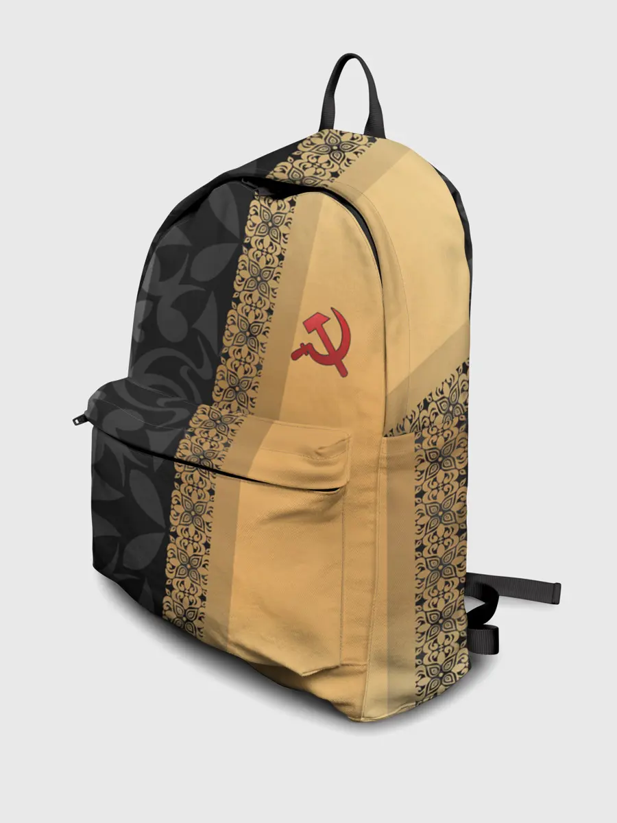 Рюкзак джинсовый / СССР | СЕРП И МОЛОТ