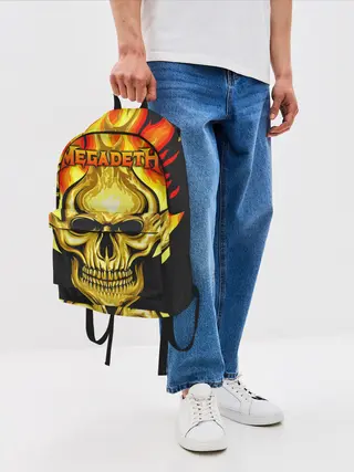 Рюкзак джинсовый / Megadeth