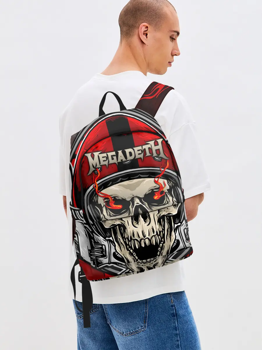 Рюкзак джинсовый / Megadeth