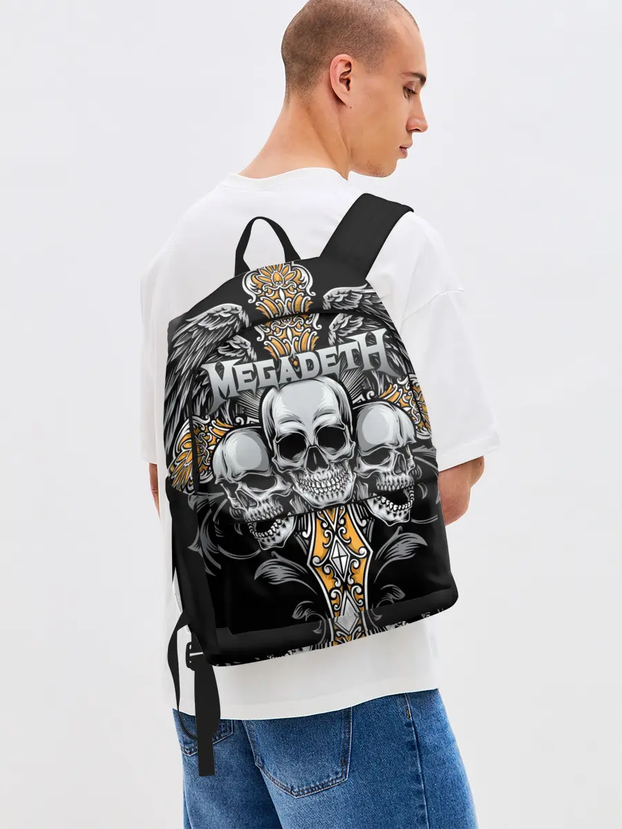 Рюкзак джинсовый / Megadeth