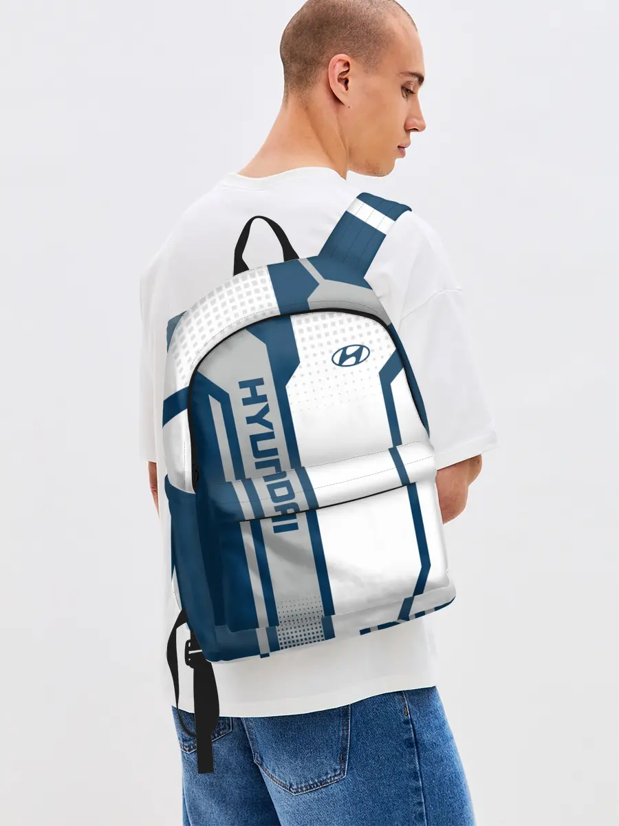 Рюкзак джинсовый / Hyundai Driver team