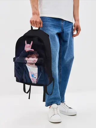 Рюкзак джинсовый / BTS