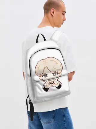 Рюкзак джинсовый / BTS