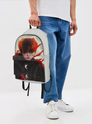 Рюкзак джинсовый / BTS