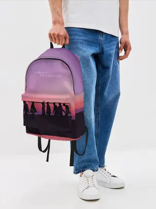 Рюкзак джинсовый / BTS