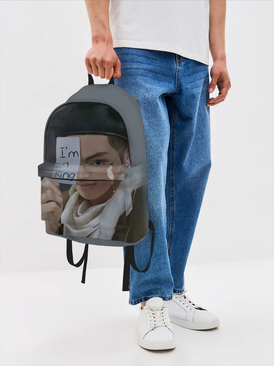 Рюкзак джинсовый / BTS