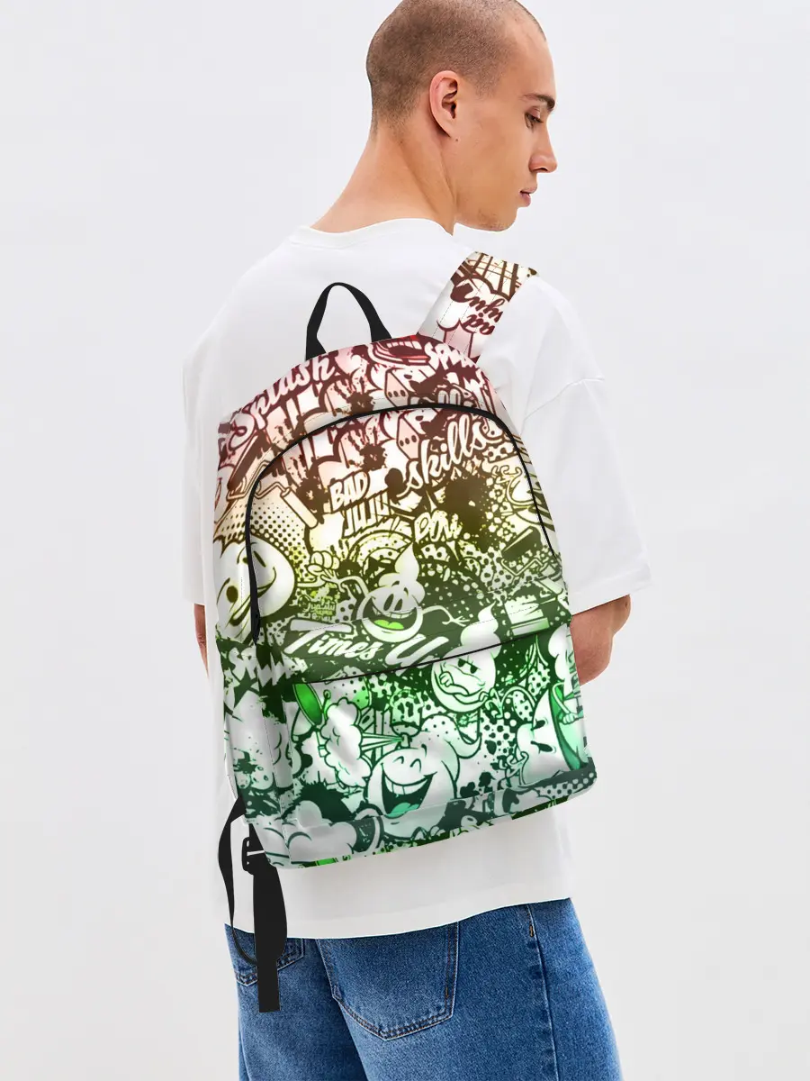 Рюкзак джинсовый / Граффити