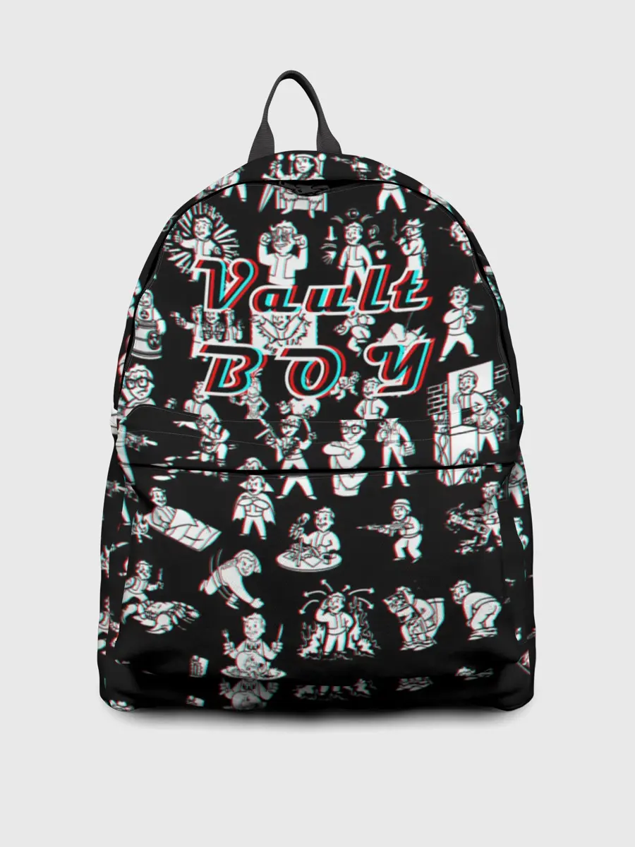 Рюкзак джинсовый / Vault Boy