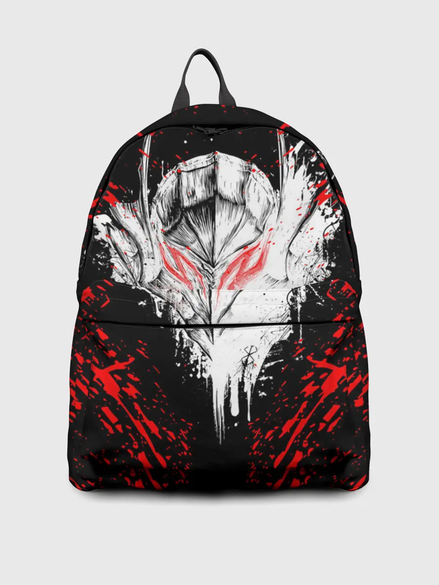 Рюкзак джинсовый / Берсерк маска белая