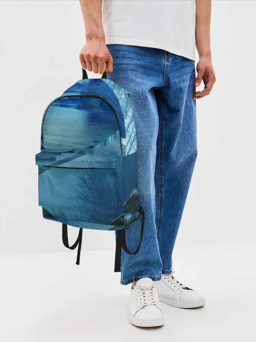 Рюкзак джинсовый / ОЗЕРО