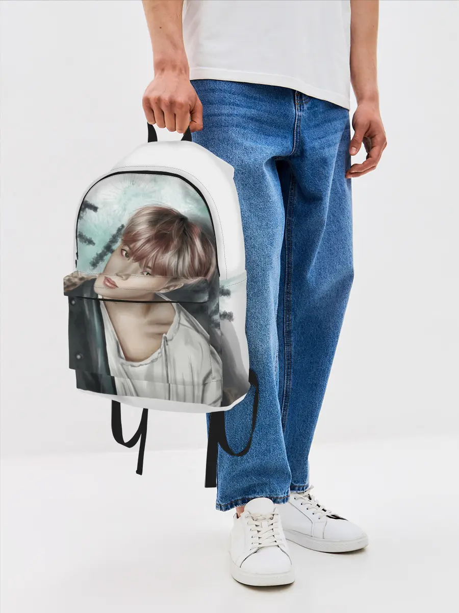 Рюкзак джинсовый / BTS