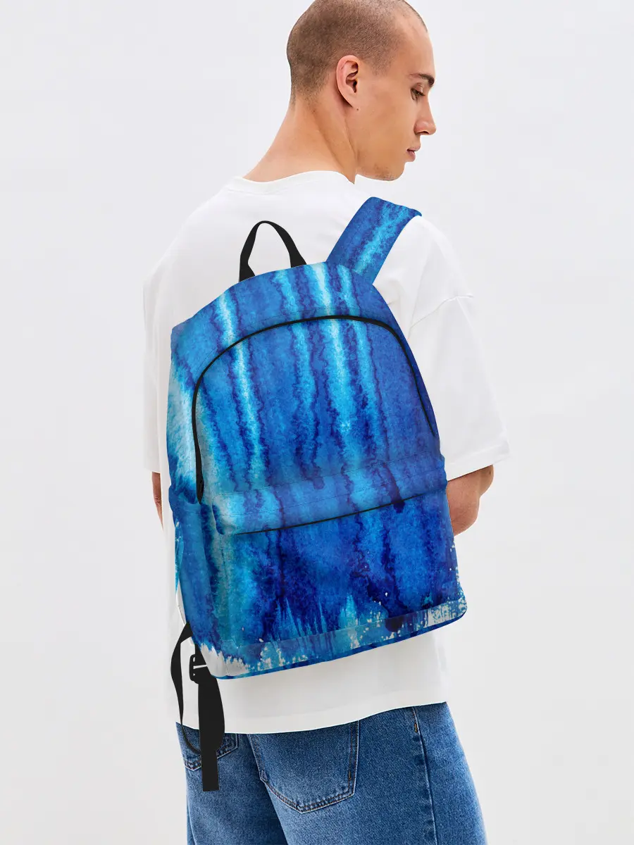 Рюкзак джинсовый / Будь в потоке