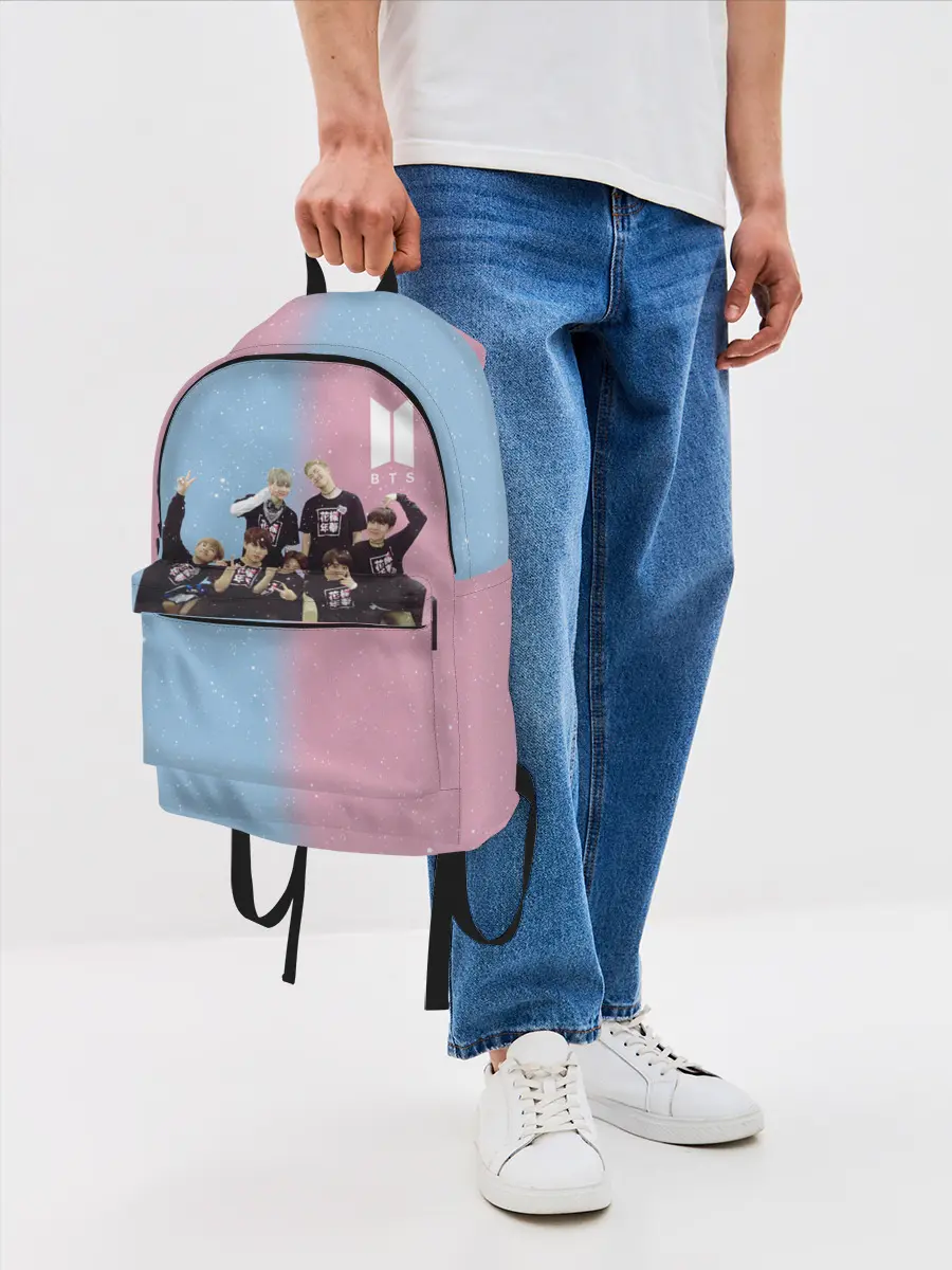 Рюкзак джинсовый / BTS