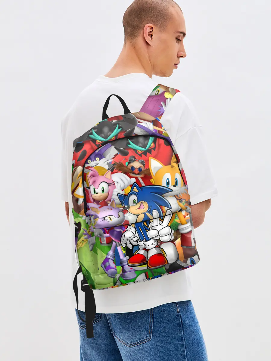 Рюкзак джинсовый / Sonic ПЕРСОНАЖИ