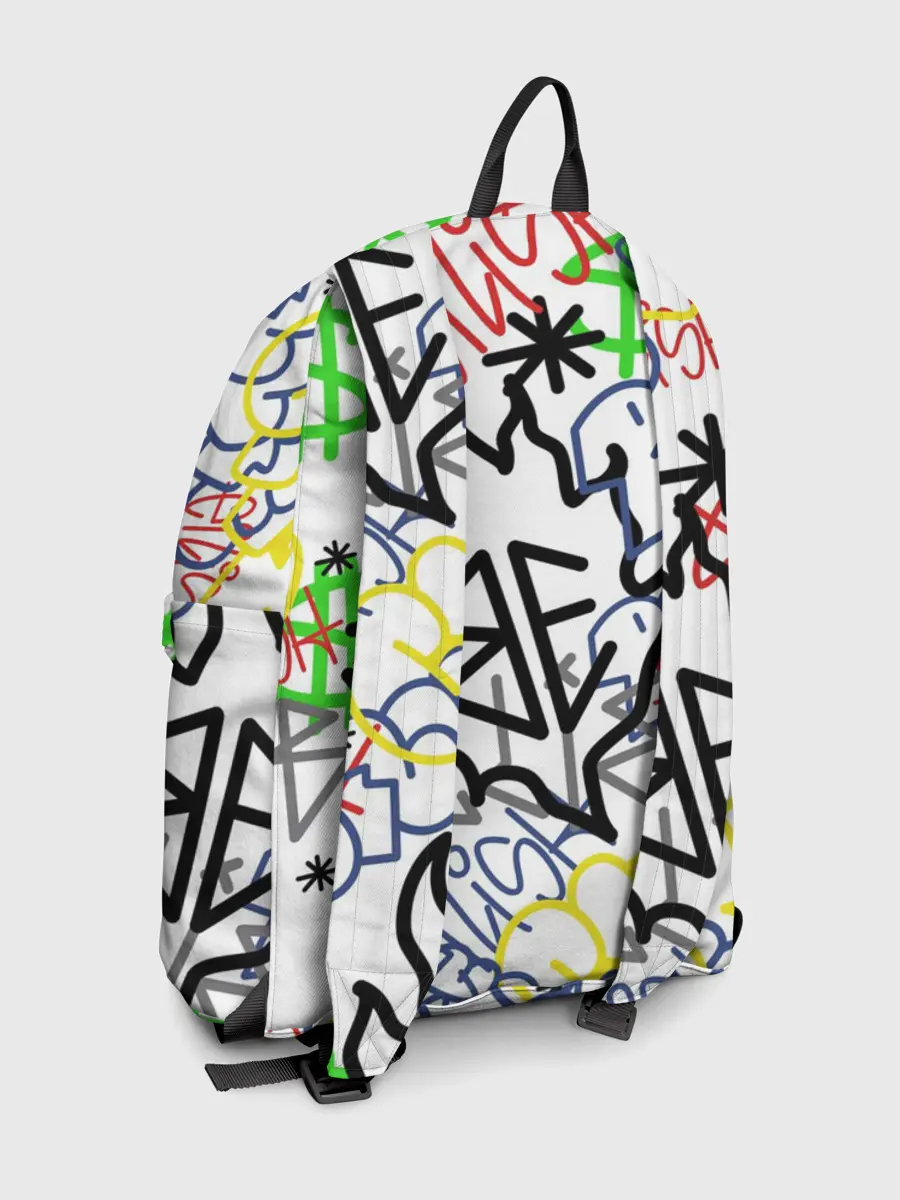 Рюкзак джинсовый / BILLIE EILISH GRAFFITI