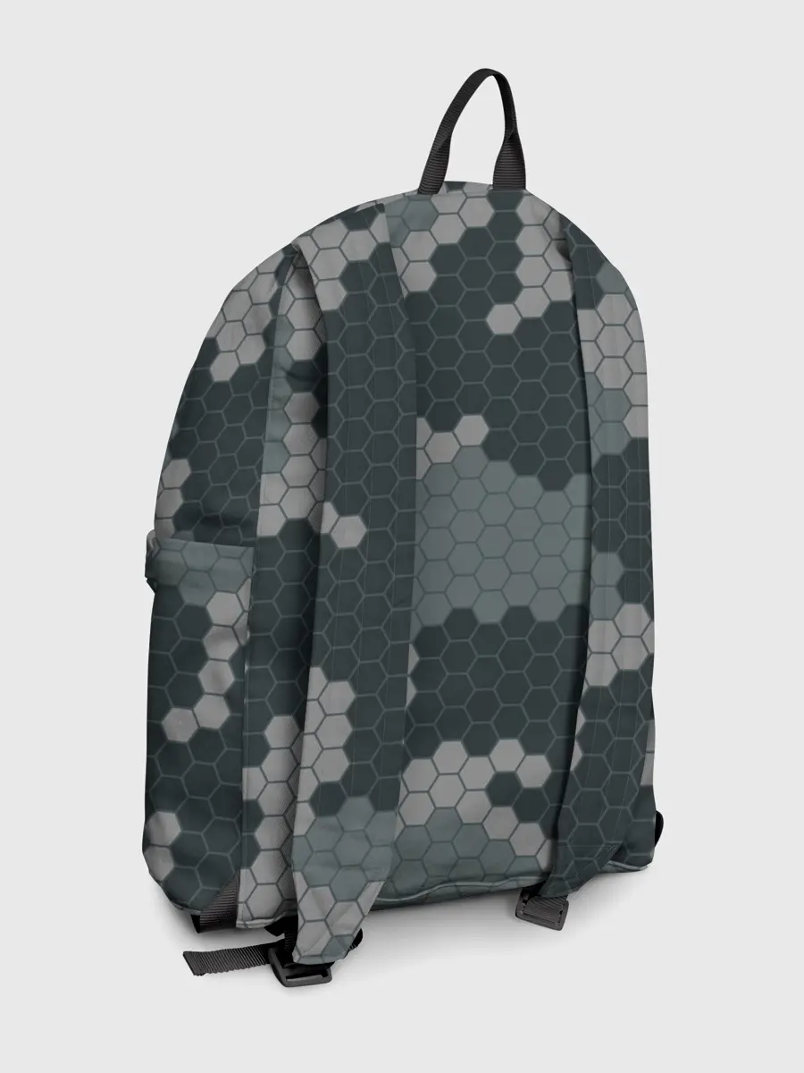 Рюкзак джинсовый / КАМУФЛЯЖ СОТЫ