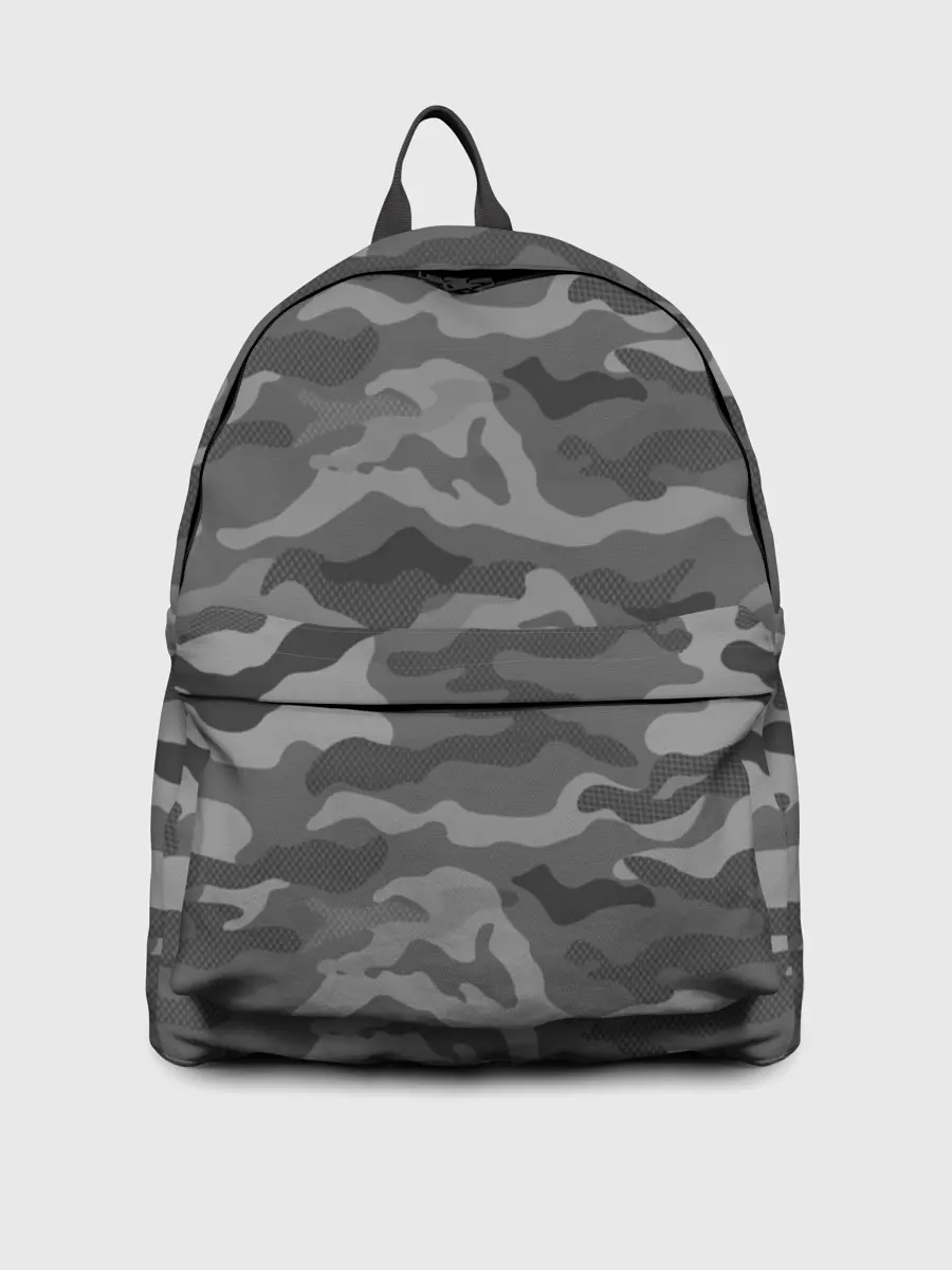Рюкзак джинсовый / КАМУФЛЯЖ GREY
