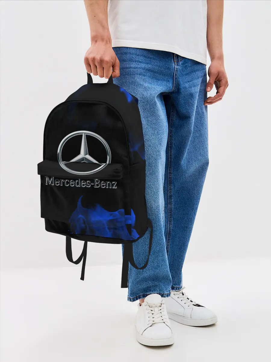 Рюкзак джинсовый / mercedes