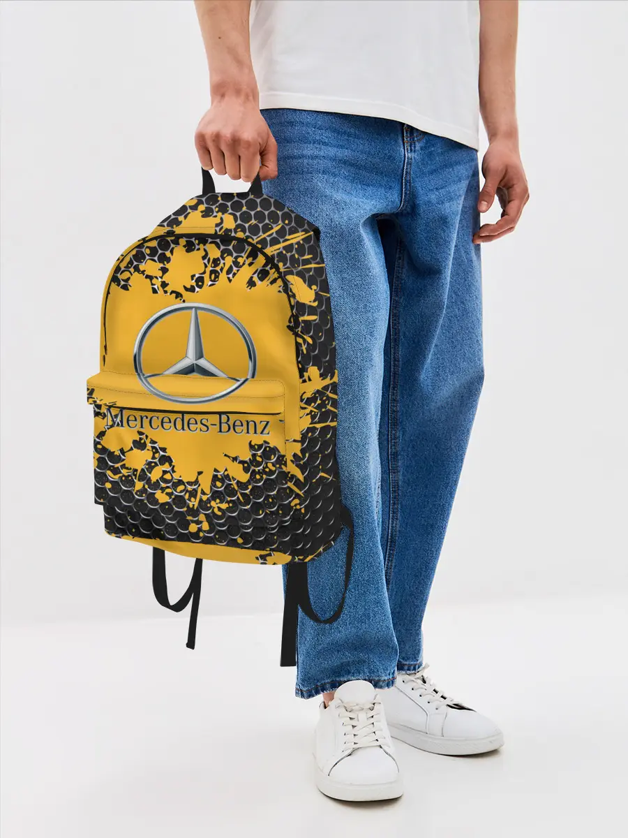 Рюкзак джинсовый / mercedes