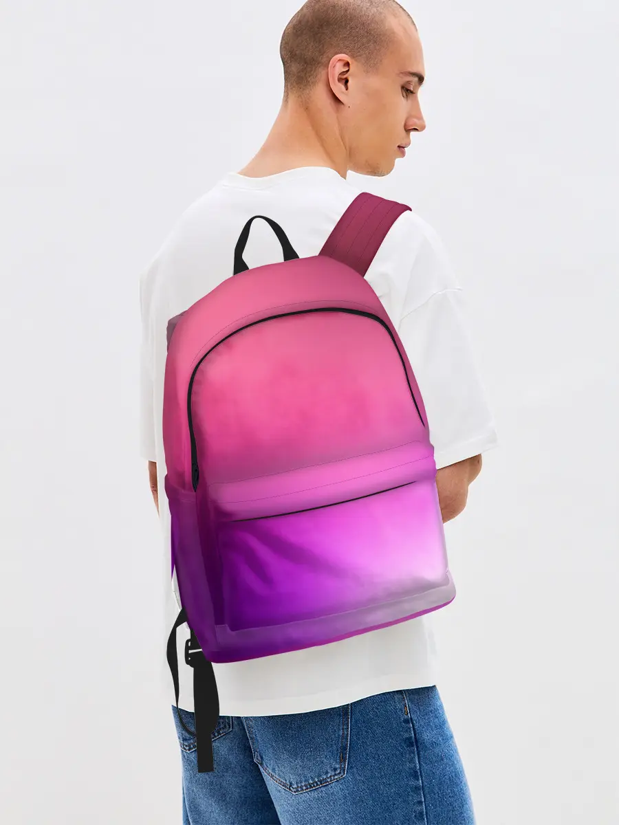 Рюкзак джинсовый / Нежный цвет