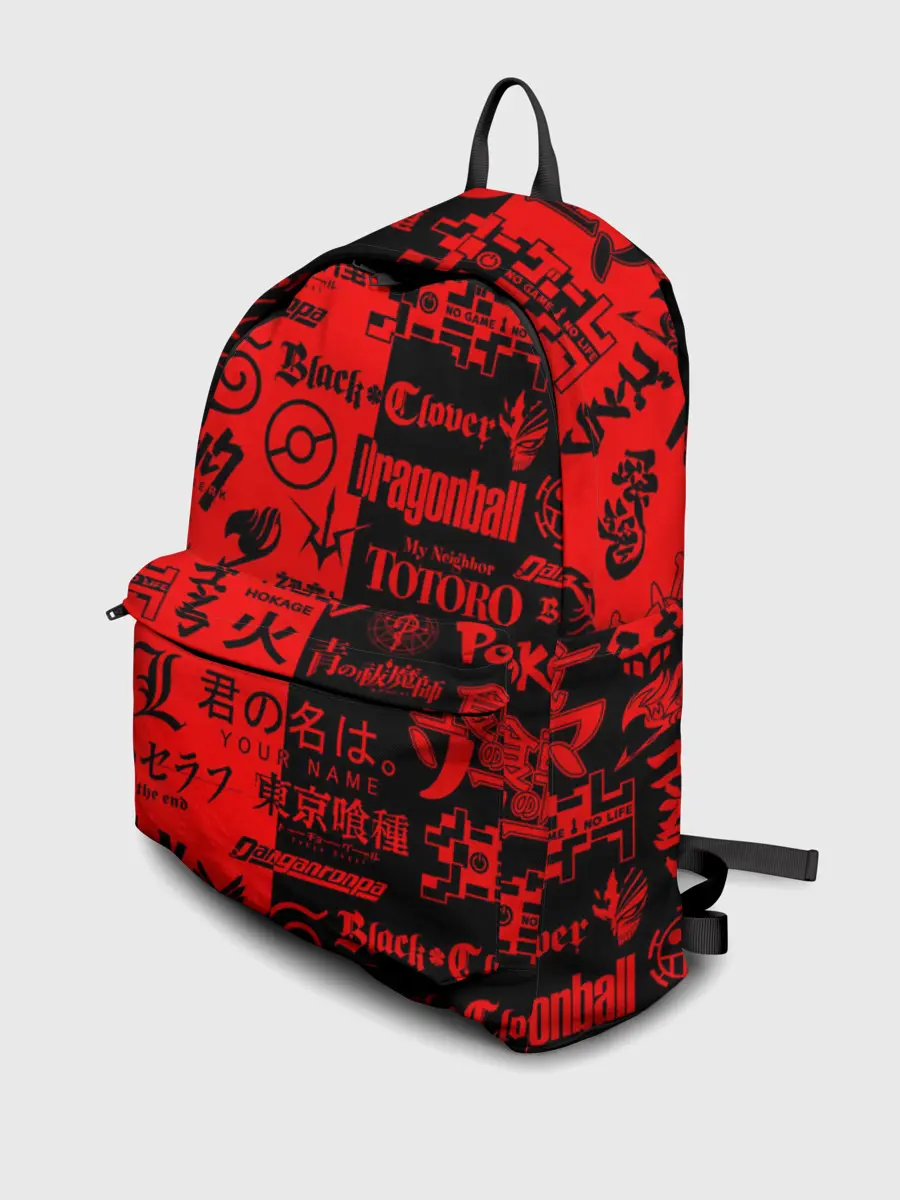 Рюкзак джинсовый / ЛОГОТИПЫ АНИМЕ