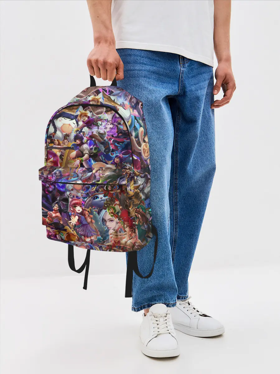 Рюкзак джинсовый / League of Legends