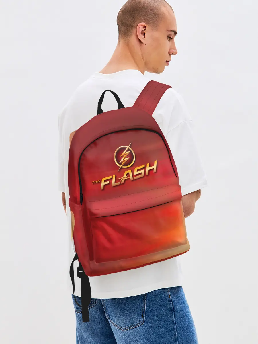 Рюкзак джинсовый / The Flash Logo Pattern