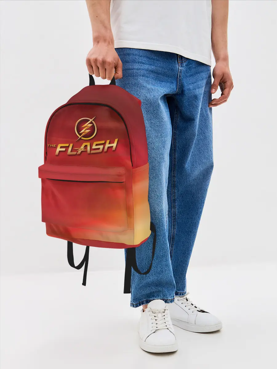 Рюкзак джинсовый / The Flash Logo Pattern