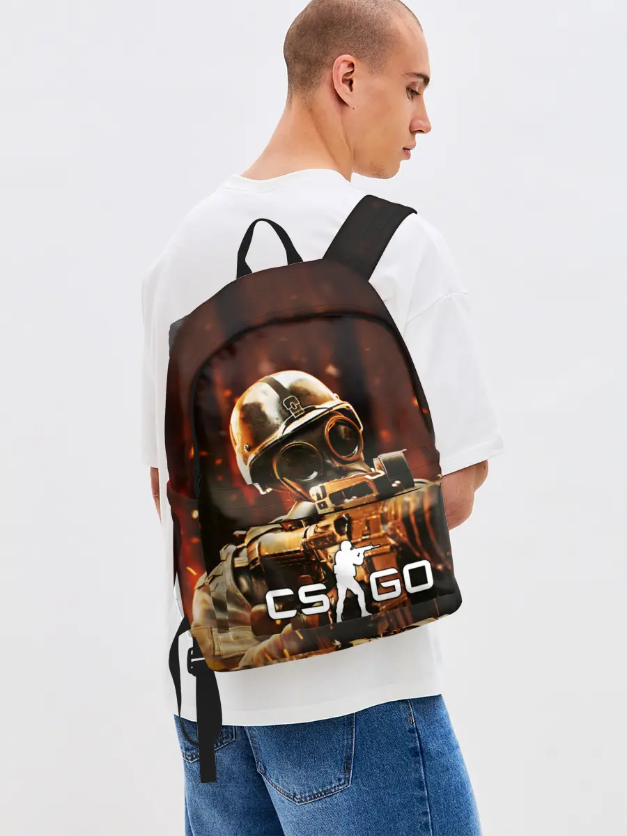 Рюкзак джинсовый / CS:GO
