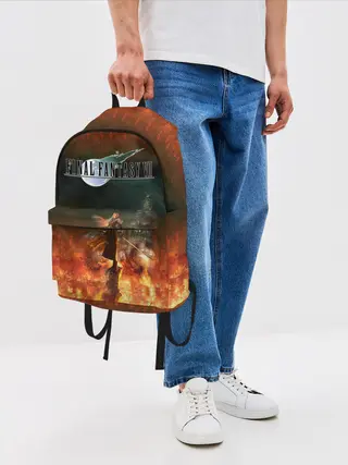 Рюкзак джинсовый / Final Fantasy VII Remake