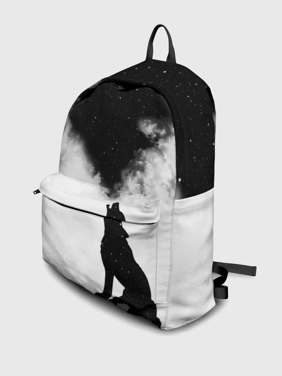 Рюкзак джинсовый / Galaxy wolf