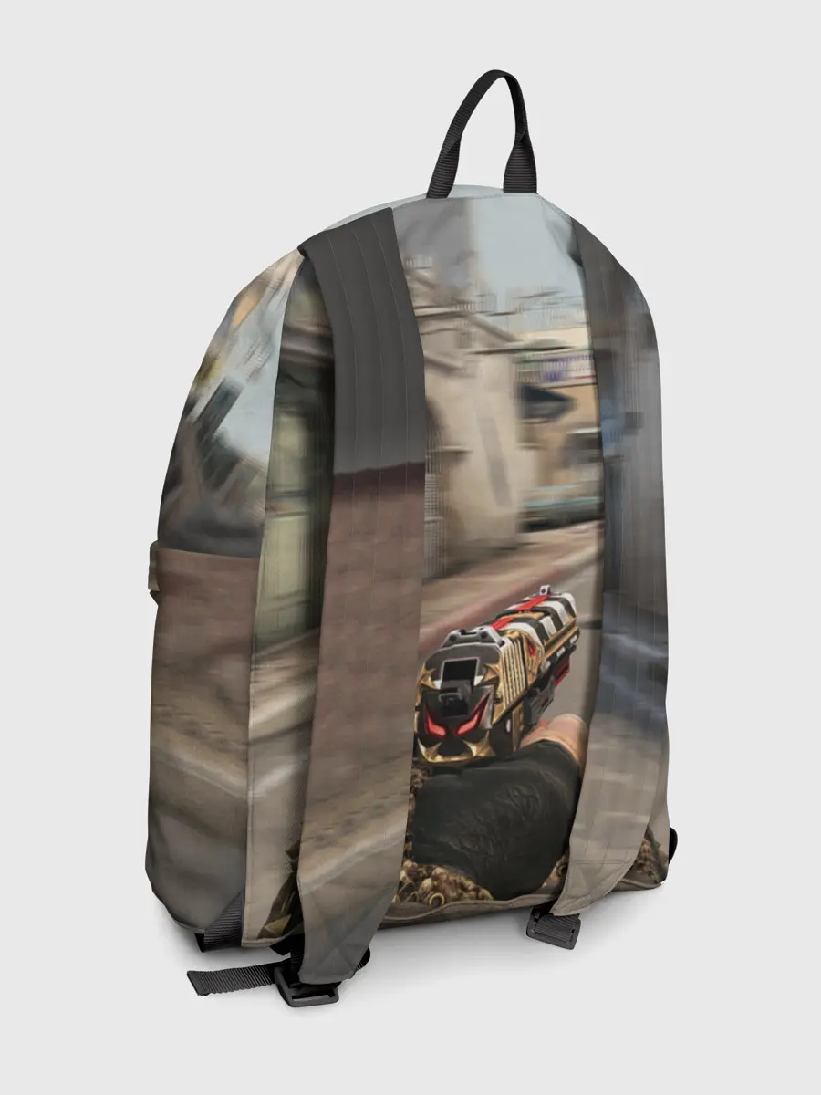 Рюкзак джинсовый / CS:GO - Ominous Look | Зловещий взгляд